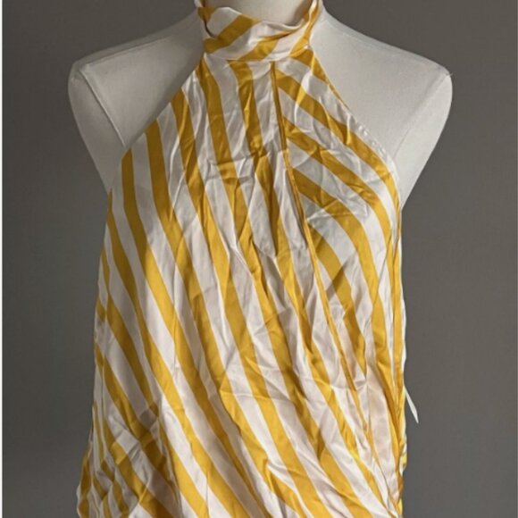 Brand New Maeve Halter Scarf Bubble-Hem Tank - Picture 5 of 8